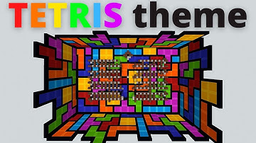 Tetris theme on Minecraft Noteblocks