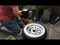 Fitting White Wall Tyre Trims