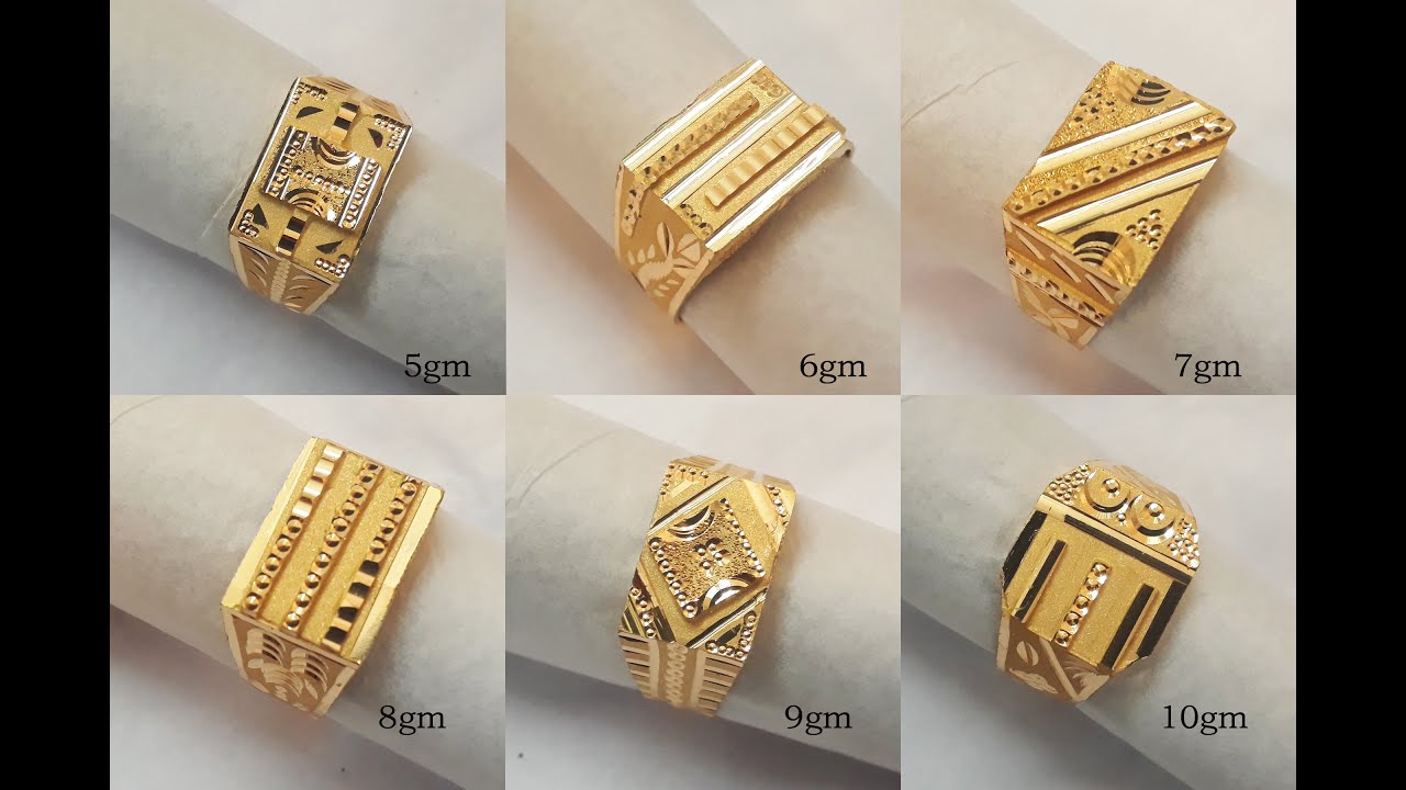 Stunning Geometric Gold Ring for Men