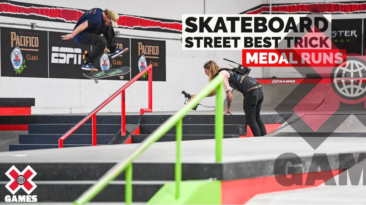 Skateboard Street Best Trick MEDAL RUNS X Games 2022 YouTube