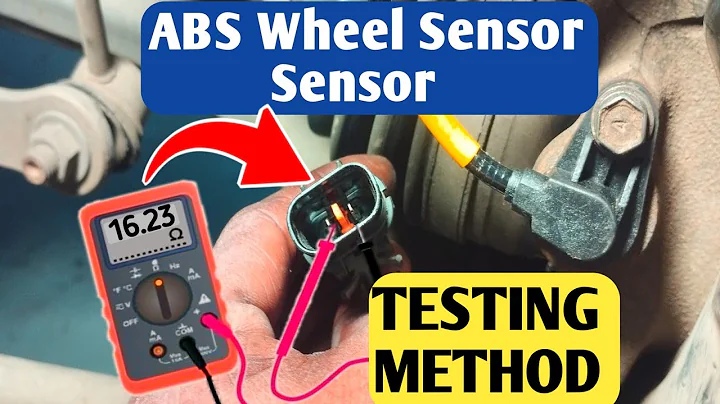 How To Test  ABS Wheel Speed Sensor ! Using A multimeter