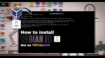 How to install Linux Debian 10 Gui in VirtualBox.