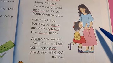 Tập đọc 1. Chuyện ở lớp. Sách cánh diều.