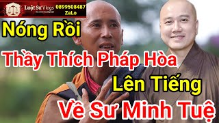 Thầy Thích Pháp Hòa Lên Tiếng Về Sư Thầy Thích Minh Tuệ Ra Sao ? Luật Sư Vlogs