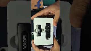 Boya V10 mic unboxing #socialmedia #digitalcreator #youtube #creativecontentcreator #boyamicrophone