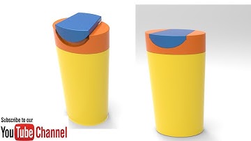 Solidworks Practice Exercise | Shampoo Bottle