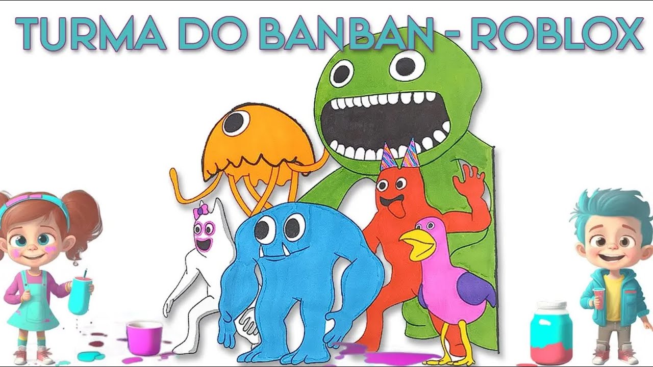🎨 Colorindo Creche do Banban