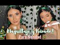 FACIL MAQUILLAJE Y PEINADO para NAVIDAD🎄 y AÑO NUEVO✨/ Trending MAKEUP Tutorial