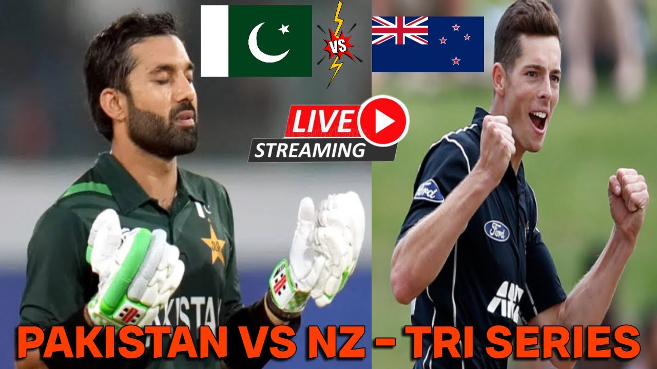 Pakistan vs New Zealand - Tri Nation Series LIVE | Rashid Khan Target