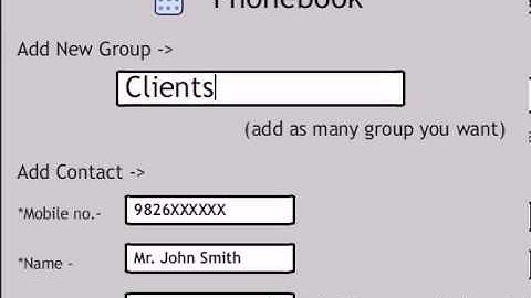 Phonebook - msg91.com