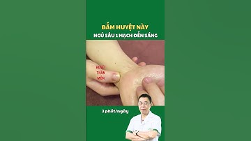🌙 HUYỆT THẦN MÔN: GIẢI PHÁP CHO NGƯỜI MẤT NGỦ 🌙  #viral  #bamhuyettrilieu #viral