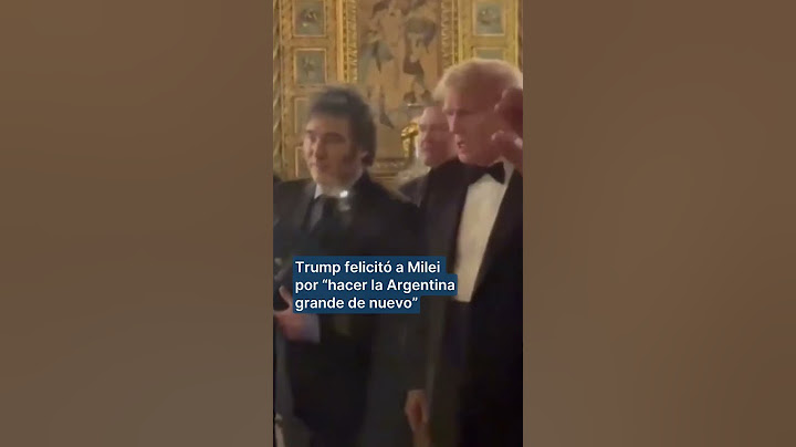 Javier Milei publica en X su encuentro con Donald Trump