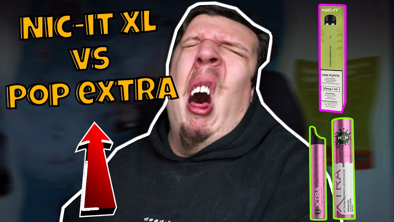 Nic It Xl Disposable Vape Vs Pop Extra Disposable Device Review Youtube