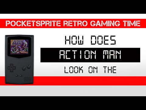 How does Action Man: Search for Base X (GBC) look on the world's smallest console?