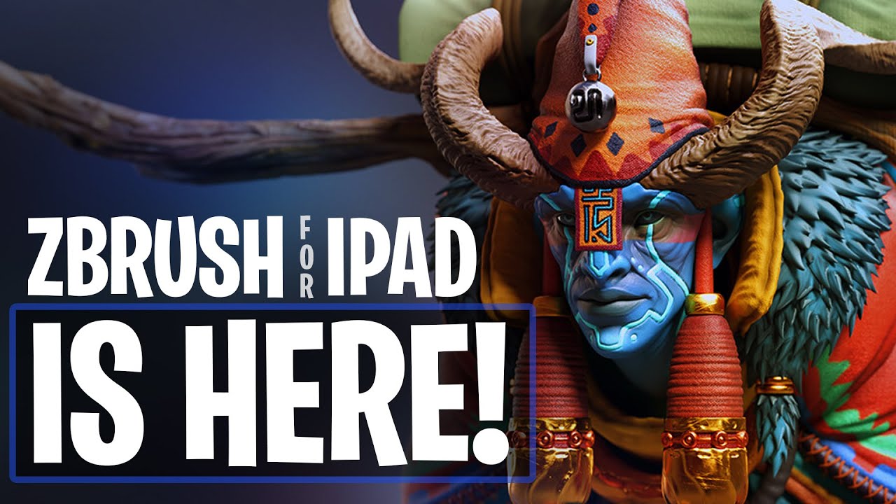 Zbrush For iPad - All New Features & First Look! - YouTube