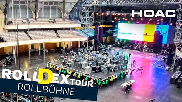 HOAC - RollDex Tour Aufbauvideo Rollbühne