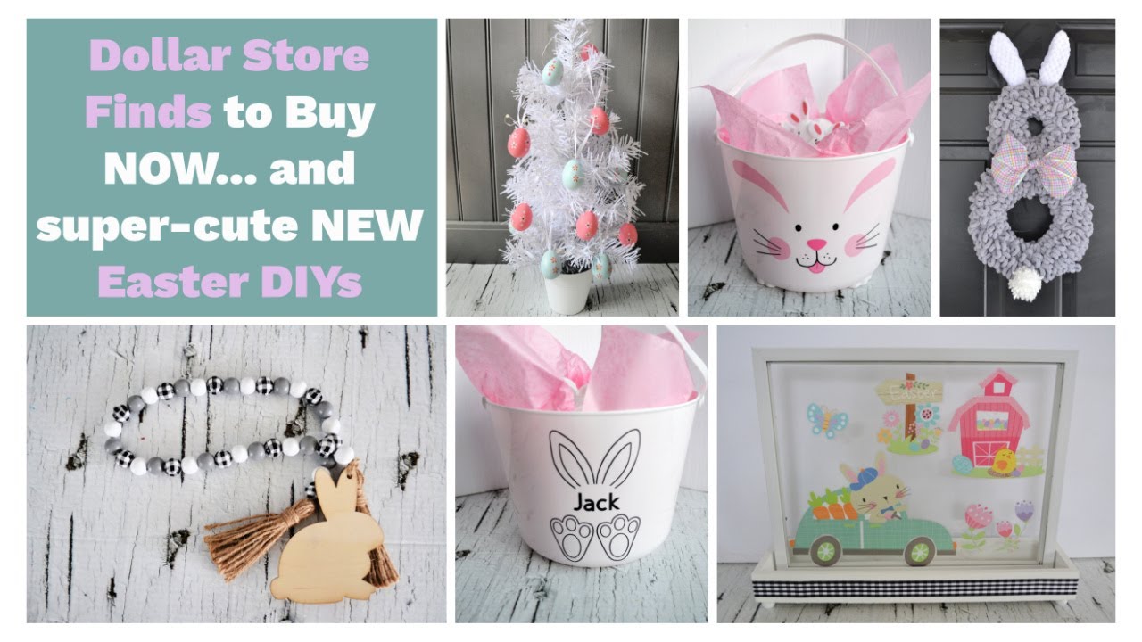 The BEST dollar stores finds and DIYs for Easter YouTube