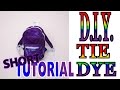 can you tie dye backpack