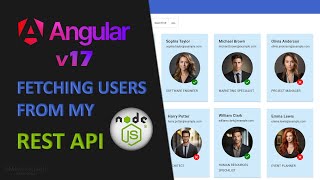 Angular v17 - Fetching Users from my Node.js REST API | Full Stack Development Workflow
