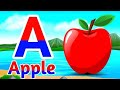 A FOR APPLE A FOR ANT | ALPHABET SONG FOR TODDLERS