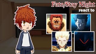 Fate/ Stay Night react to TikToks Part 7 | Different AU Shirou + Senji & more react