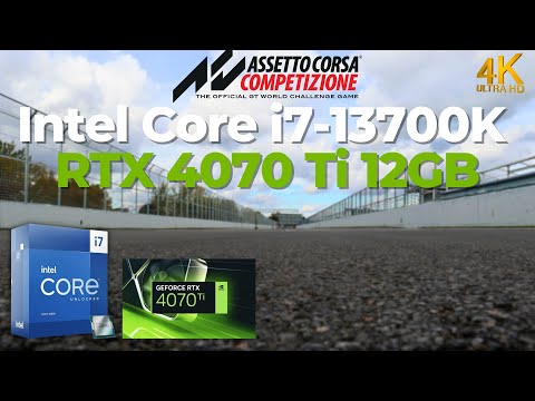 Intel Core i7-13700K  NVIDIA RTX 4070 Ti - Assetto Corsa Competizione @4K epic settings