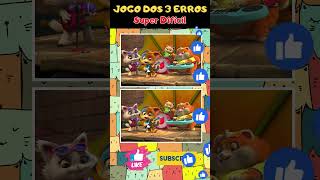 Nível Super Difícil: Encontre os 3 erros em 44 gatos! #shorts screenshot 5