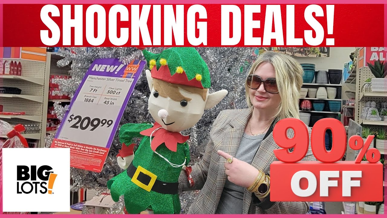 BIG LOTS | 90% OFF CHRISTMAS | NOW IS THE TIME TO STOCK UP | STORE WALK THRU | 
