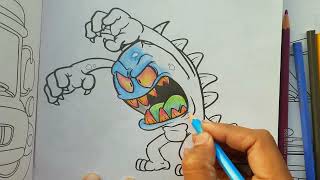 CREATE Your Own SPOOKY Zombie Monster Coloring Pages! #craftokids CREATE Your Own SPOOKY Zombie Monster Coloring Pages! #craftokids