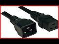 Tripp Lite 6ft Heavy Duty Power Extension Cord, IEC 320 C19 to IEC 320 C20