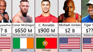 Richest Athletes Comparison 2023