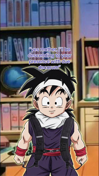 GOHAN WITH CHICHI / WITH PICCOLO #dbz #shorts #gohan