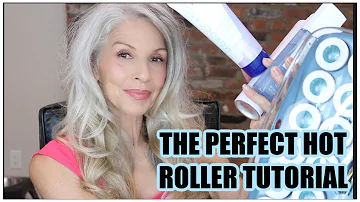 THE PERFECT HOT ROLLER SET | ALL MY TIPS | NO FAIL RESULTS #longsilvercurls