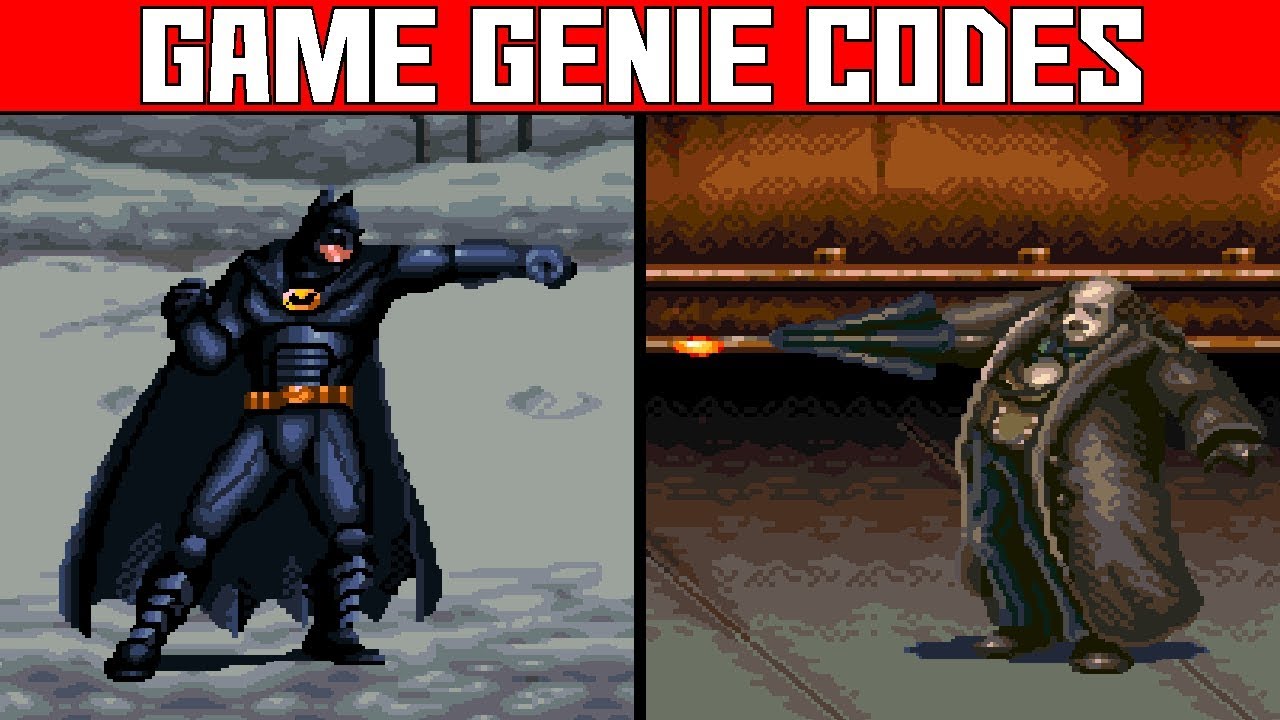 Batman Returns) Hit anywhere & Mega damage cape - Game Genie Codes - YouTube