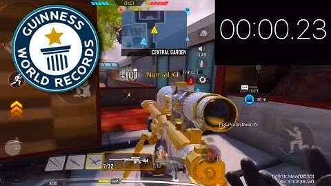 Fastest Sniper 1v4 in CODM???