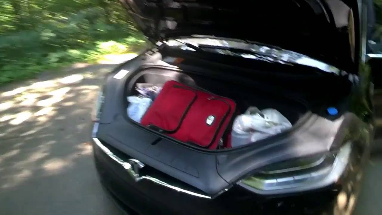 Tesla Model X Cargo Trunk Capacity Youtube