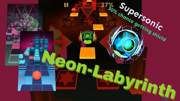 Rolling Sky Level 9 E-Labyrinth • Neon-Labyrinth