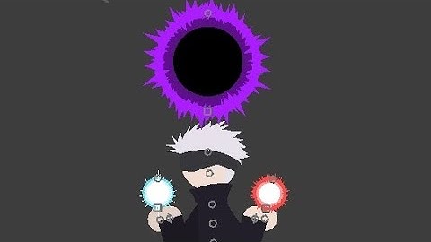 TEST - Gojo satoru Abilities In STRONGEST BATTLEGROUNDS animation | Sticknodes