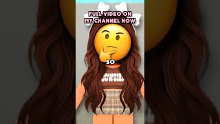 TALK ABOUT THE IRONY OMG #shorts #bloxburg #roblox