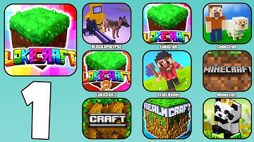 LokiCraft Gameplay Walkthrough Part 1 – Craft, Mine, Explore! (Android, iOS)