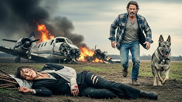 Worstelende Veteraan en Zijn Hond Redden Miljardair van Vliegtuigcrash — Haar Geheim Schokt Hen