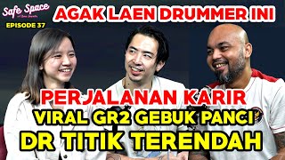 GEBUK PANCI SAMPE VIRAL!? AGAK LAEN DRUMMER INI! Marissa Sutanto Brian Siawarta Safe Space Ep 37