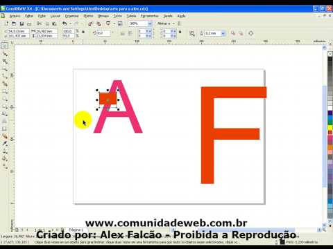 Corel Draw - Entrelaçando Objetos