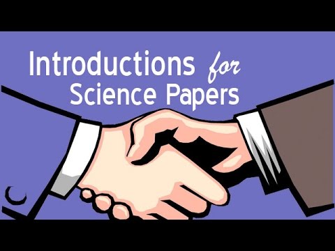Introduction Paragraphs for Science Papers