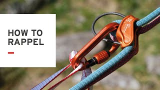 Learning to Trad Climb: Part 5 - How to abseil/rappel screenshot 5