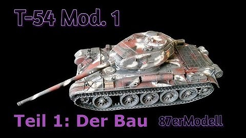 T-54 Mod. 1 - Der Bau / The build 1/35 Miniart