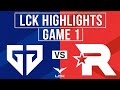 GEN vs KT Highlights Game 1 | LCK 2025 Playoffs| Gen.G vs KT Rolster