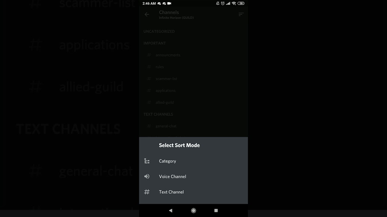 How To Change Sort Channel Category Order On Discord Mobile Youtube How To Change Sort Channel Category Order On Discord Mobile Youtube