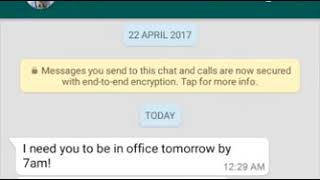 Boss And Employee Chat Midnight...😆😆 screenshot 2