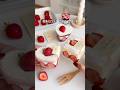 材料3つ いちごのカップケーキ🍰#お菓子作り #簡単スイーツ #簡単レシピ #ケーキ #cake #strawberrycake #いちご
